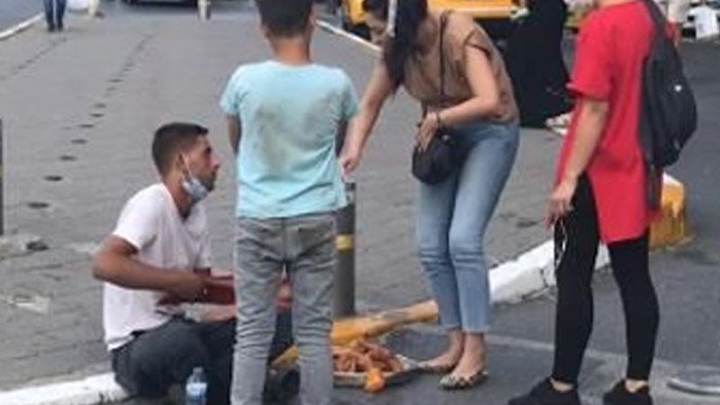 Taksim Meydanı'nda hasta numarasıyla duygu sömürüsü