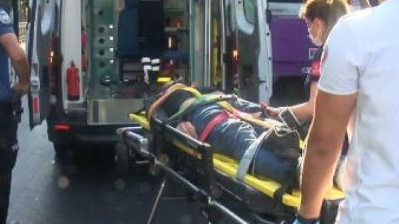 Beyoğlu'nda yaya otobüse çarptı