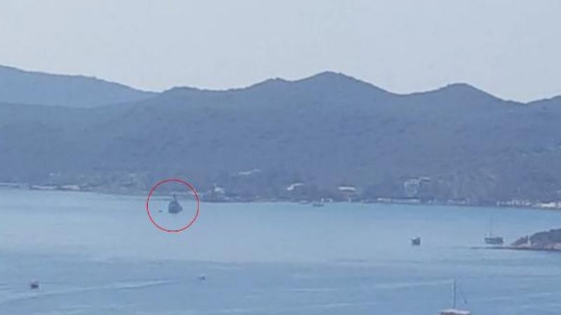 Türk hücumbotu Kaş'ta, Yunan hücumbotu Meis Adası'nda