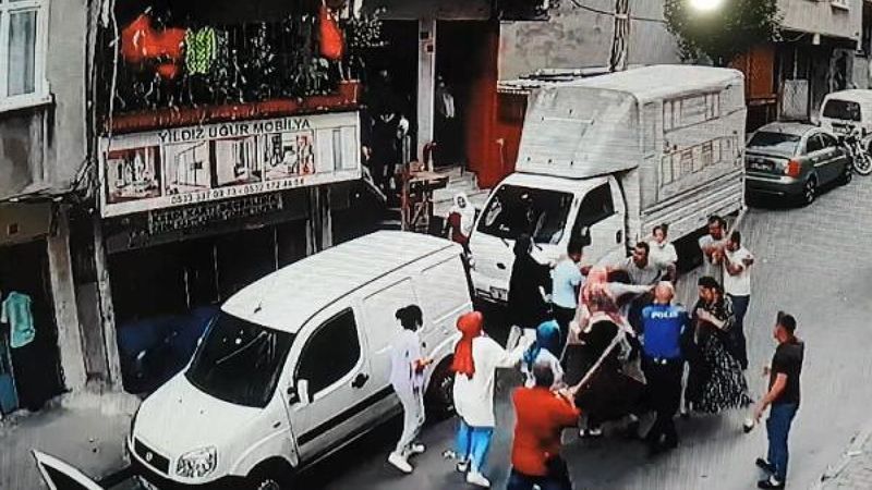 Esenler'de komşular arasında çöp yüzünden kavga çıktı