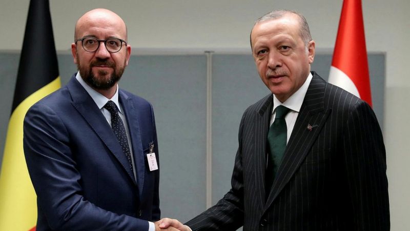 Erdoğan, AB Konseyi Başkanı ile Doğu Akdeniz'i görüştü