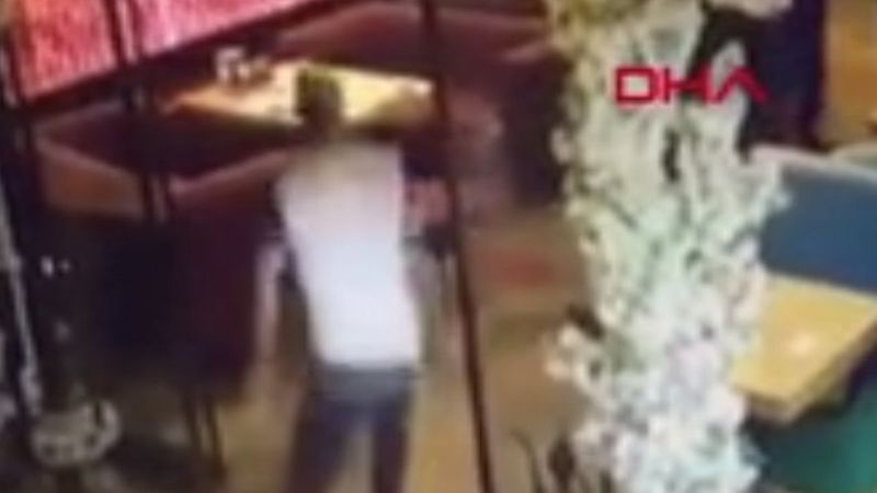 Maltepe'deki kafe baskınına ilişkin yeni görüntüler
