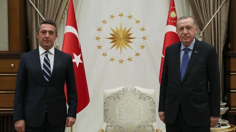Cumhurbaşkanı Erdoğan, Ali Koç'u ağırladı