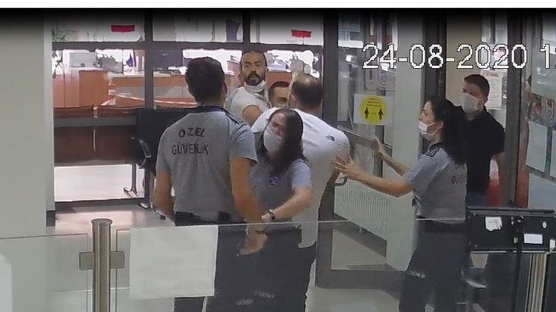 Kırklareli'de vezne görevlisine ve kadın güvenliğe saldırı