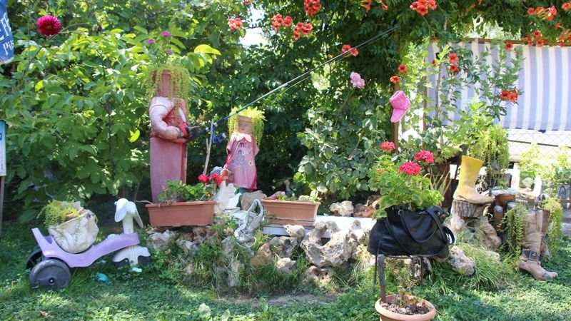 Konya'da Kezban Teyze'nin bahçesi görenleri şaşırtıyor