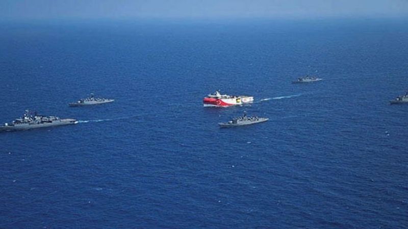 Oruç Reis'e tacizde bulunmak isteyen Fransız ve Yunan gemileri kaçtı