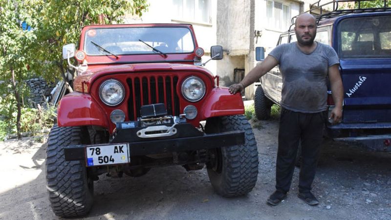 Zonguldaklı oto tamircisi, hurdaya çıkan arazi araçlarını yepyeni yapıyor