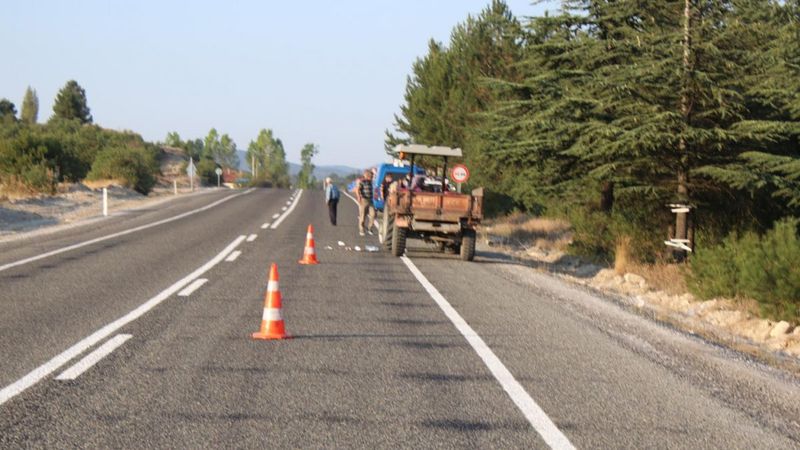 Kütahya'da traktörden düşen adam hayatını kaybetti