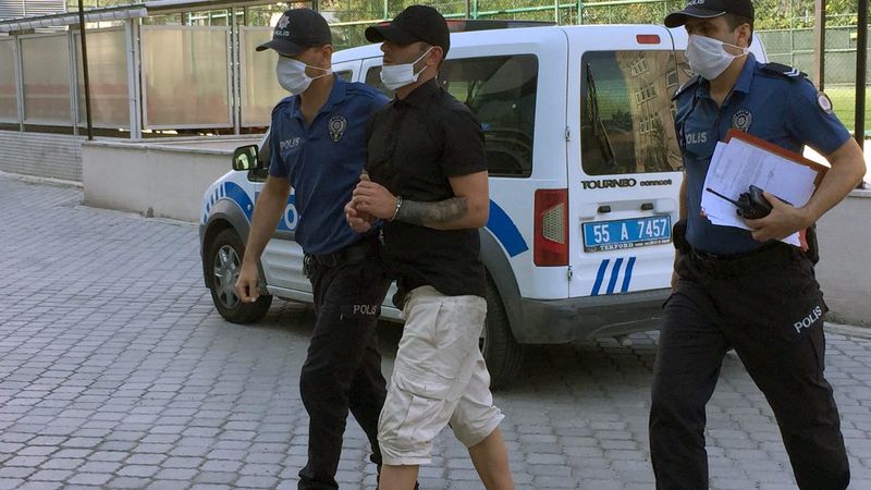 Samsun'da çöp kamyonu çalan şahıs yakalandı