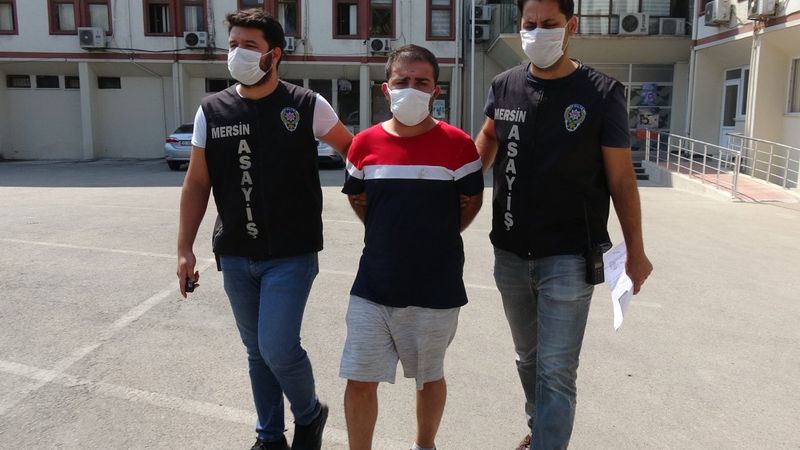 Mersin'de cinsel ilişki teklif ettiği kadının çantasını çaldı