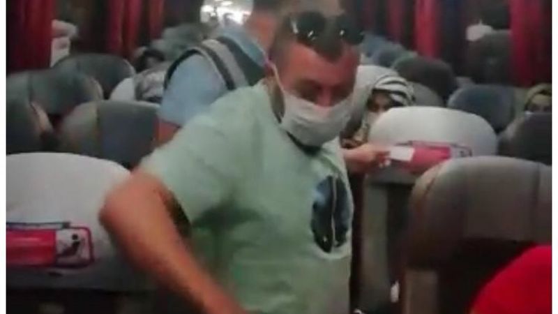 Markette kadını taciz edip döven zanlının yakalanma anı