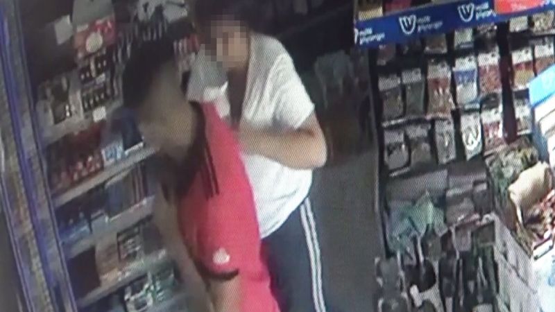 Keşan'da büfeye giren hırsız çaldığı parayı sütyenine sakladı