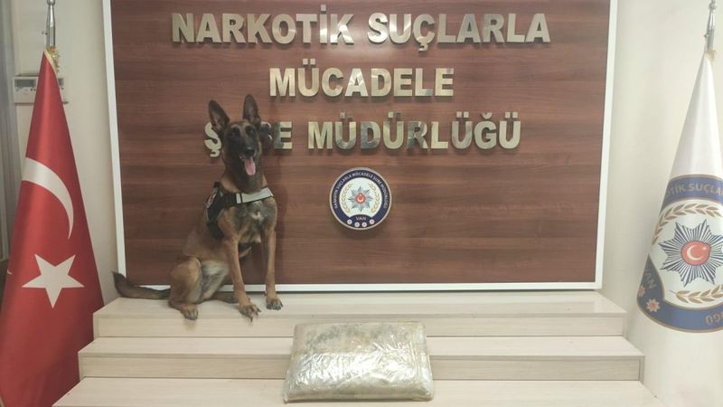Van’da gıda kolisinde naneyle kaplanan 10 kilo eroin ele geçirildi