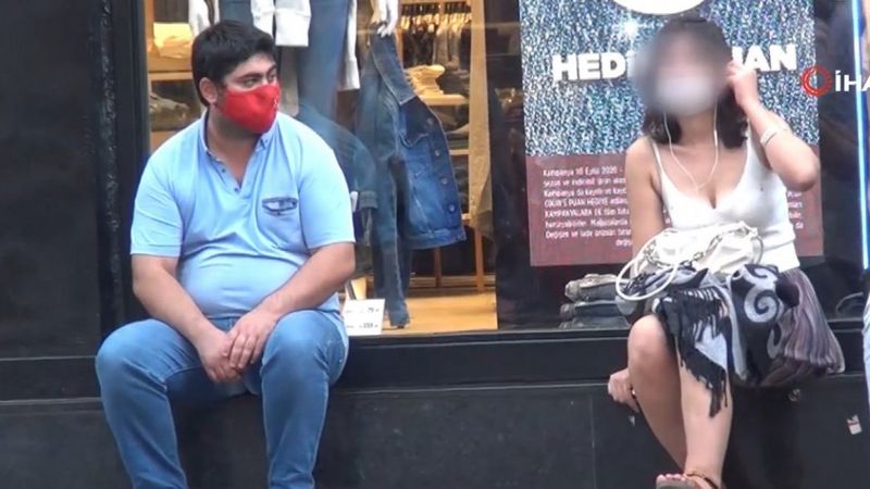 Taksim'de genç kadını takip eden şahıs tutuklandı