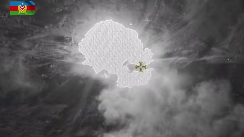 Azerbaycan yeni imha görüntülerini paylaştı