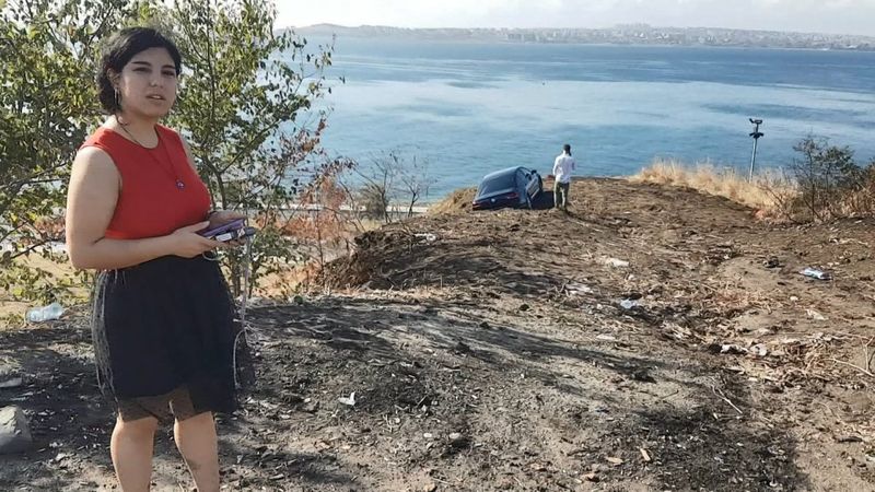 Beylikdüzü'nde sevgililerin manzara keyfi kötü bitti