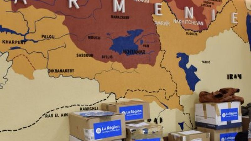 Fransızlardan skandal Ermenistan haritası paylaşımı