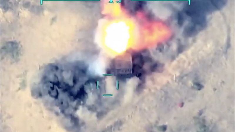 Ermenistan ordusunun komuta gözlem noktası yok edildi