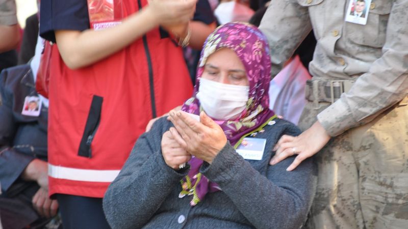 Kocaeli’deki kazada şehit olan Orkun Eyice, memleketinde son yolculuğuna uğurlandı