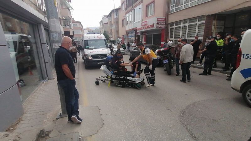 Bolu'da park kavgasında gözaltına alınmamak için direndi