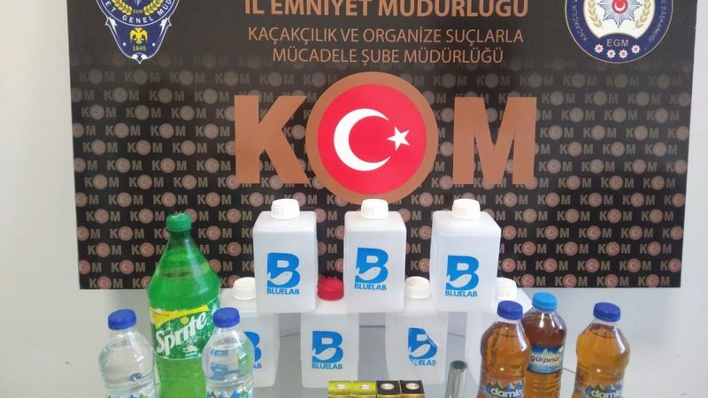 Kütahya’da 28 büfeye eş zamanlı sahte alkol operasyonu