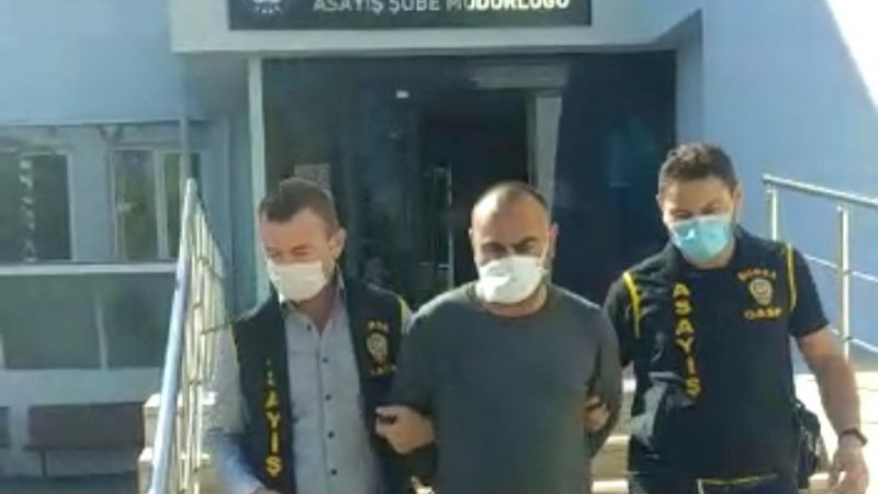 Polise kafa atan tacizci tutuklandı