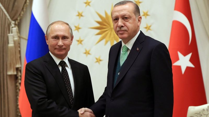 Cumhurbaşkanı Erdoğan, Vladimir Putin'le görüştü
