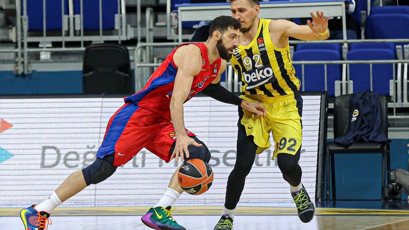 Fenerbahçe, THY Avrupa Ligi'nde CSK Moskova'ya uzatmalarda kaybetti
