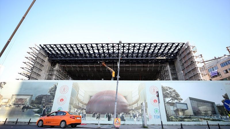 Atatürk Kültür Merkezi'nin inşaatının yüzde 70'i tamamlandı