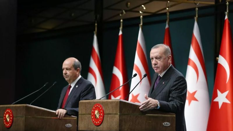 Cumhurbaşkanı Erdoğan, Ersin Tatar'ı tebrik etti