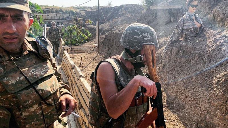 Ermenistan ordusu, SİHA'ları şaşırtmak için mevzilere cansız mankenler yerleştirmeye başladı