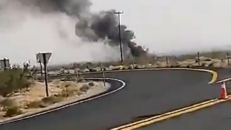 ABD'de eğitimde kullanılan savaş uçağı düştü