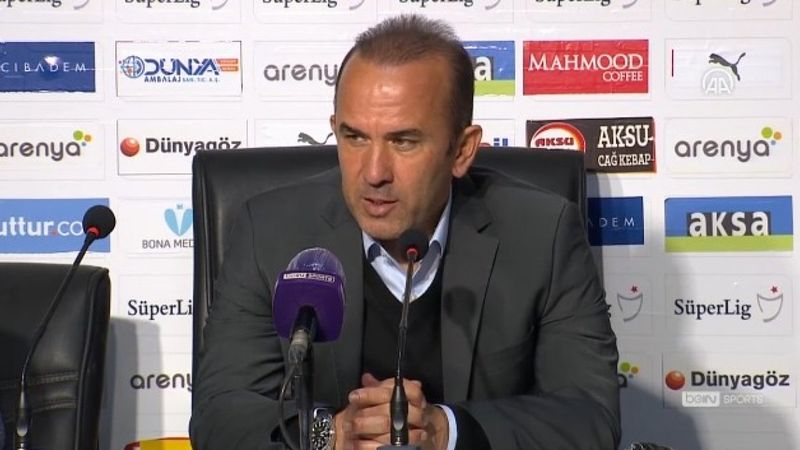 Mehmet Özdilek: Oyunla düşelim, hakemin kararıyla değil