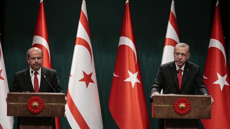 Cumhurbaşkanı Erdoğan: Kıbrıs'ta adil ve sürdürülebilir çözümden yanayız