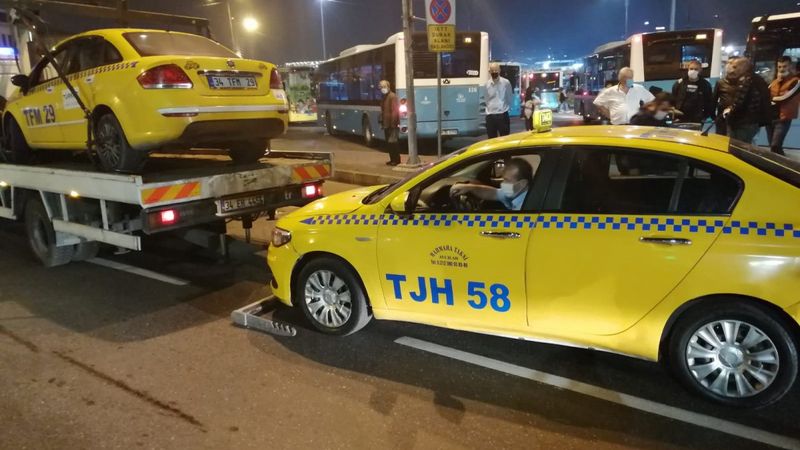 İstanbul'da taksicilere yönelik denetim yapıldı