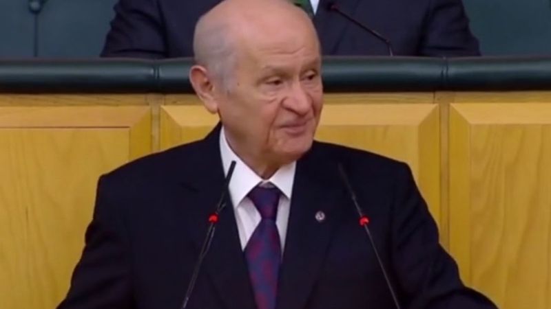 MHP Lideri Devlet Bahçeli, pasta ile ilgili sözleri unuttu