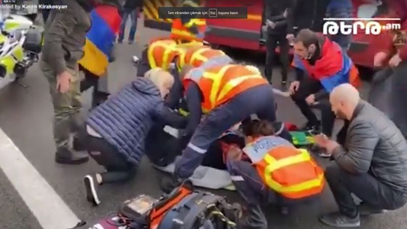 Fransa'da Türklere saldıran Ermeniler hastanelik oldu