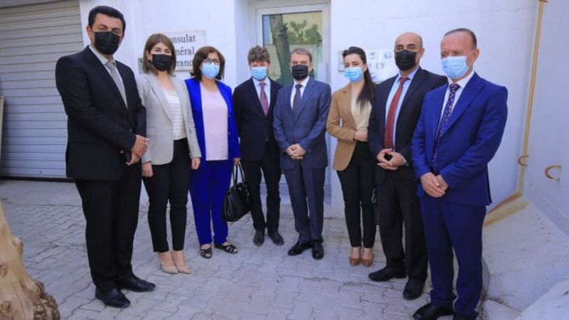 Kuzey Iraklı vekillerden Fransa'ya destek ziyareti