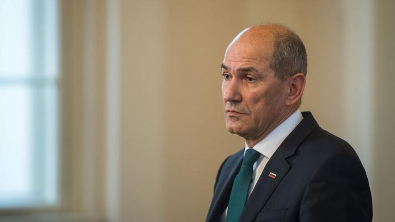 Slovenya Başbakanı Janez Jansa'dan erken seçim kutlaması