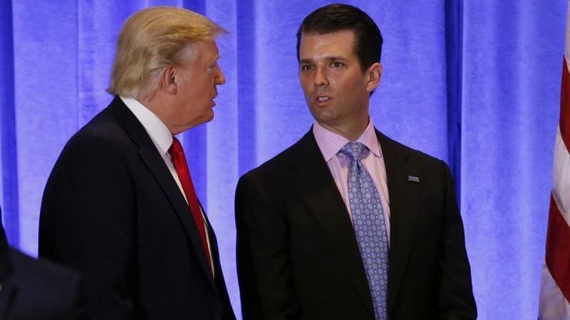 Trump’ın oğlu, babasını oylar için savaşmaya çağırdı