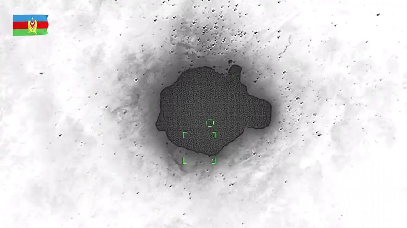 Ermenistan askerlerini SİHA tek atışta etkisiz hale getirdi