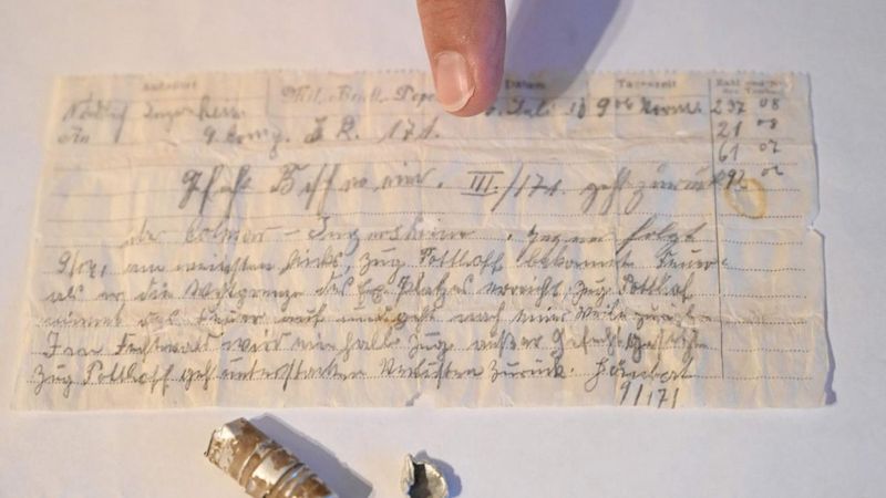 Birinci Dünya Savaşı sırasında güvercinle gönderilen mesaj bulundu