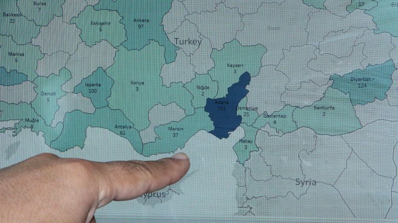 Salgında tıbbi atık kirliliğinin haritası: En çok Adana'dan bildirim gitti