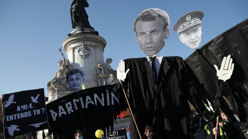 Fransa’da 'Küresel Güvenlik' yasası ve polis şiddeti protestosu