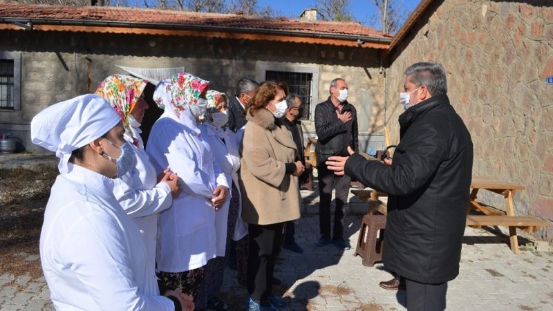 Kayseri'de kadın çiftçiler üretiyor