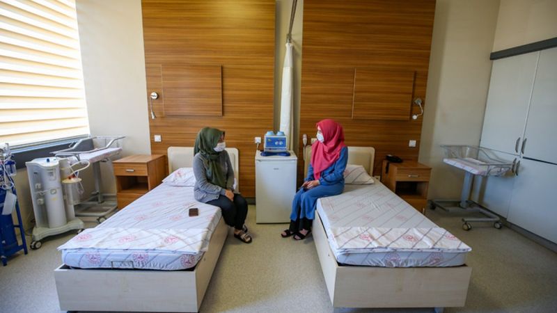 Kışın geldiği Van'da hamile kadınlar için 'anne oteli'