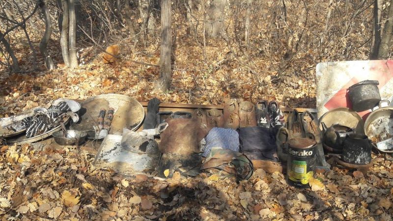 Bitlis kırsalında teröristlere ait EYP ve yaşam malzemesi bulundu