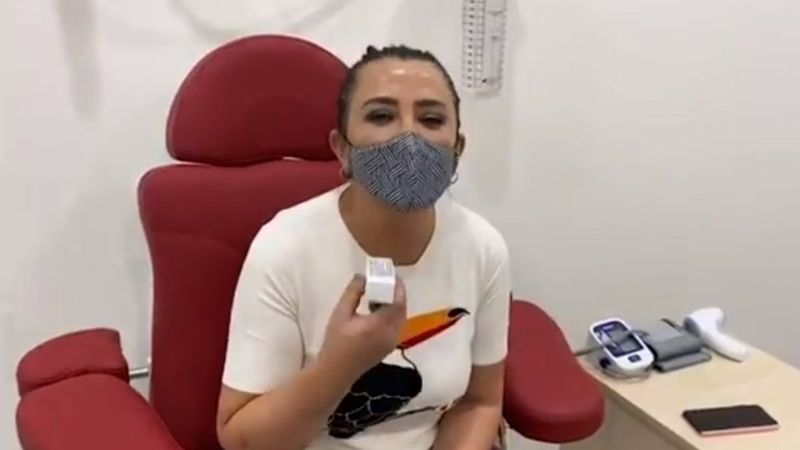 Sevilay Yılman, koronavirüs aşısı yaptırdı