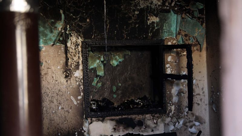 Gaziantep’te çakmakla oynarken, dedesinin evini yaktı