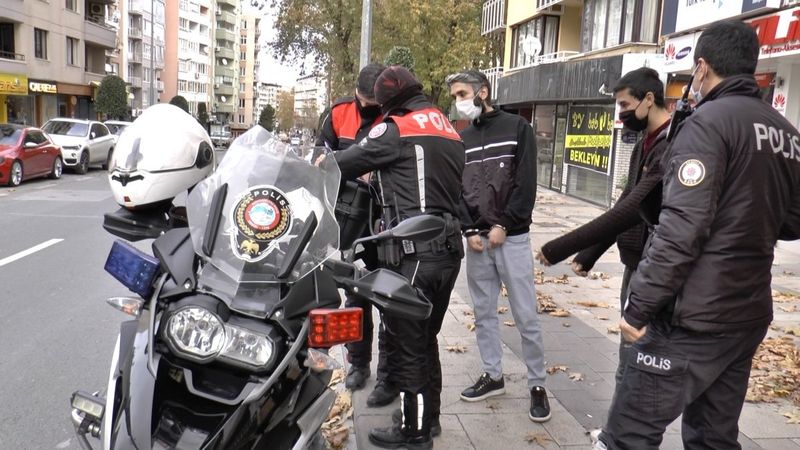 Denizli'de kısıtlamayı ihlal eden şahıs hırsızlık şüphelisi çıktı